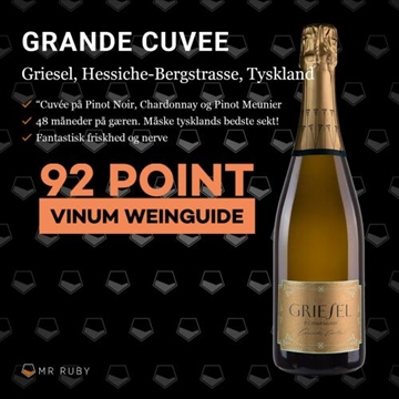 2018 Grande Cuvée Exquisit, Griesel & Compagnie, Hessiche Bergstrasse, Tyskland