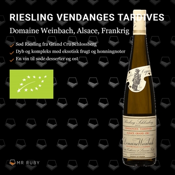 2015 Riesling Schlossberg, Vendanges Tardives, Domaine Weinbach, Alsace, Frankrig